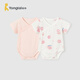 童泰（TONGTAI）嬰兒短袖包屁衣夏季純棉寶寶連體衣新生兒三角哈衣爬服睡衣