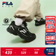 FILA斐樂(lè )兒童童鞋跑步鞋2026年春季新款男女童中大童運動(dòng)鞋松果 黑/城堡灰-BC 36 內長(cháng)22.5cm