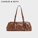 CHARLES&KEITH復古包掛腋下包法棍包餃子包生日禮物送女友CK2-30671819