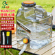 齊魯安然（QL） 食品級礦泉水桶純凈功夫茶吧機泡茶手提透明白PC飲水機家用儲水桶 灰色 10L