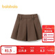 巴拉巴拉童裝兒童半身裙秋冬裝女童短裙中大童百搭洋氣時(shí)尚百褶裙