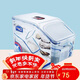 樂(lè )扣樂(lè )扣（LOCK&LOCK）塑料雜糧米桶密封儲物米箱12升裝（可裝10kg大米）帶滑輪贈量杯