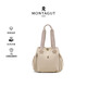 夢(mèng)特嬌（MONTAGUT）大容量手提包時(shí)尚單肩包雙肩包三八女神節禮物 米白色