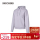 斯凱奇（Skechers）春季女拉鏈連帽衛衣日常通勤舒適長(cháng)袖外套輕質(zhì)柔軟P424W138