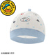 G.duck小黃鴨新生嬰兒胎帽春秋夏季薄款純棉嬰幼初生寶寶透氣帽子護鹵門(mén) 一頂藍小熊(A胎帽) 建議0-6個(gè)月寶寶 x 均碼