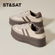 星期六厚底德訓鞋女款2026新款春季增高百搭阿甘運動(dòng)軟底輕便休閑板鞋