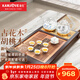金灶（KAMJOVE）整套茶具胡桃木實(shí)木茶盤(pán) 茶臺茶盤(pán)套裝全自動(dòng)上水電熱水壺K-588 古花木胡桃木H9+KP-60、P-302 1個(gè)