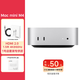 Apple/蘋(píng)果 Mac mini 10核+10核M4芯片 16G 256G SSD 迷你臺式電腦主機盒子 HDMi套裝款