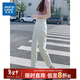 真維斯（Jeanswest）女裝秋季新款 時(shí)尚百搭個(gè)性女士小腳九分牛仔褲KF 漂白色8100 L 160/68A