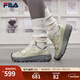 FILA斐樂(lè )滿(mǎn)天星女鞋楊冪同款老爹鞋2025冬季新款山系舒適運動(dòng)休閑鞋 冬日白/霾綠色-WG 37.5