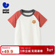 迷你巴拉（minibala）男童女童短袖T恤夏季新款寶寶純棉親膚兒童打底衫