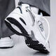 宇橋鞋子男款運動(dòng)鞋nb530復古老爹鞋百搭休閑厚底增高輕便情侶跑步鞋 銀白（莆田晉江實(shí)力大廠(chǎng)聯(lián)合開(kāi)發(fā)） 42