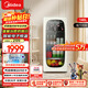 美的（Midea）可愛(ài)多140升冰吧冷藏家用客廳小冰箱辦公室冰吧茶葉飲料水果蔬菜保鮮柜紅酒柜JC-140GEMR國家補貼