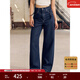 Levi's李維斯25年秋冬新款女士Baggy經(jīng)典高腰寬松休閑直筒牛仔褲 深藍 26 (29)