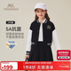 英氏（YEEHOO）女童套裝兒童棒球服裙子兩件裝中大童裝休閑學(xué)院風(fēng)秋裝 黑色 160