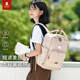 MYD途愉雙肩包女大容量旅行背包初中女生高中生書(shū)包大學(xué)生通勤電腦包 果仁-禮盒裝