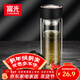 富光男女士雙層玻璃杯 支持團購經(jīng)典簡(jiǎn)約304茶隔水杯子便攜創(chuàng  )意泡茶杯