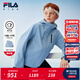 斐樂(lè )FILA【斐護科技】?jì)和馓變杉啄型?025年冬中大童加絨上衣 新時(shí)風(fēng)淺藍-BU 170