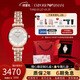 EMPORIO ARMANI阿瑪尼手表女士滿(mǎn)天星石英時(shí)尚鑲鉆腕表情人節禮物歐美表AR11244