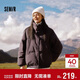 森馬（Semir）史努比系列羽絨服女立領(lǐng)寬松插肩袖2024冬三防外套109724113013