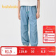 巴拉巴拉童裝男童褲子兒童長(cháng)褲夏裝中大童涼感牛仔褲束腳時(shí)尚202224108112