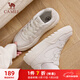駱駝（CAMEL）休閑板鞋低幫運動(dòng)女鞋子百搭小白鞋 K25B09L7064 象牙白 36