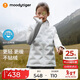 moodytiger校服神器兒童羽絨馬甲鴨絨背心男女童輕薄保暖拒水透氣彈力秋冬款