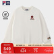 FILA FUSION斐樂(lè )潮牌情侶款套頭衛衣2025冬純棉寬松針織上衣