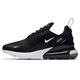耐克NIKE休閑鞋女氣墊AIR MAX 270鞋AH6789-001黑36
