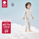babycare寶寶家居服春秋嬰兒睡衣優(yōu)可絲兒童內衣套裝 云朵草銀灰 90