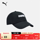 彪馬（PUMA）純棉刺繡復古休閑粗呢棒球帽新款鴨舌帽運動(dòng)帽027732 黑色-01 OSFA