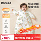 柯斯德尼（kidsneed） 嬰兒睡袋秋冬恒溫加厚夾棉寶寶睡袋嬰幼兒睡衣兒童防踢被包腿L碼