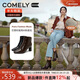 康莉（COMELY）【巴黎時(shí)裝周同款】高跟短靴女2025冬季新款靴子 甜酷黑-絨里 39