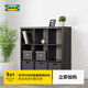 宜家（IKEA）KALLAX卡萊克開(kāi)放儲物柜書(shū)柜展示柜收納架可搭配抽屜門(mén)板 黑褐色