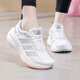 阿迪達斯（adidas）女鞋 26春季新款跑步鞋透氣網(wǎng)面緩震輕便休閑低幫基礎款運動(dòng)鞋女 KJ4603/水晶翡翠綠 38.5