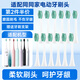 美天萊適配同同家電動(dòng)牙刷頭T9U/T9W/T5W/T5U/T1/T2/T6P/T11/T2/T7/T8通用替換 12支 白色【高效清潔】
