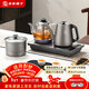 友家鋪子（Biooner）純鈦全自動(dòng)上水電熱水壺 茶臺燒水壺 茶桌茶幾嵌入式一體機電茶壺泡茶具電茶爐套裝 RY-16三件套