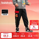 巴拉巴拉童裝兒童褲子男童長(cháng)褲女童寶寶秋冬2025加絨束腳褲潮208125108205