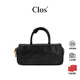 CLOS原創(chuàng  )ModBow復古保齡球包植鞣頭層小牛皮手提包斜挎包情人節禮物 植鞣黑 小包