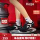 KappaWing女鞋賽車(chē)鞋子女冬季厚底運動(dòng)鞋女款德訓鞋跑步鞋 黑色 37