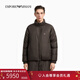 EMPORIO ARMANI/阿瑪尼官方旗艦新款男90白鴨絨加厚短面包羽絨服外套冬季 U8120-墨綠色 （尺碼偏大，建議拍小一碼） 46 (S) (推薦：120-135斤)