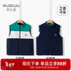 努比屋兒童馬甲中大童春秋背心男童搖粒絨寶寶馬夾雙面穿男生坎肩