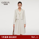 歌莉婭職業(yè)套裝女2025新款秋季通勤一整套穿搭兩件套裙1E8CAB70A 15W甜杏色 M