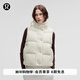 lululemon丨Wunder Puff 女士短款羽絨馬甲 *紋理拉絨 LW4CJKS 骨白 XL /12