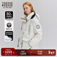 Teenie Weenie小熊女裝冬季時(shí)尚防水透濕工裝簡(jiǎn)約休閑棉花糖羽絨服 白色 L (170)