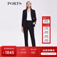 PORTS寶姿早春新款女裝職場(chǎng)休閑小西裝ALD8J008NWW050 黑色 常規 XS (2)