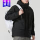 NEW BALANCE NB外套男裝秋季新款運動(dòng)服梭織透氣連帽男士上衣夾克AMJ41340C AMJ51322BK黑色 加絨 S