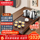 金灶（KAMJOVE）雞翅木實(shí)木茶具套裝燒水壺茶具茶盤(pán)套裝茶臺燒水壺一體式 K-185 搭配E9茶爐+茶具+茶渣桶