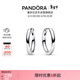 潘多拉（PANDORA）[新年禮物]18毫米串飾耳環(huán)925銀高級簡(jiǎn)約時(shí)尚可搭配輕奢
