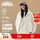 安踏（ANTA）面包羽絨丨防潑水羽絨服疊穿馬甲女裝冬季流光風(fēng)休閑加厚保暖外套 【奶油】暖玉白-1 M (充絨量75)